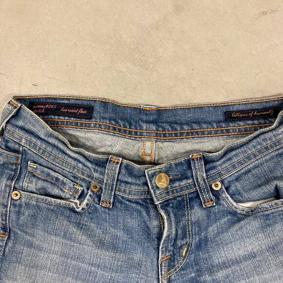 Y2K Low rise citizens of humanity bootcut Jeans 24x32 - Picture 4 of 5